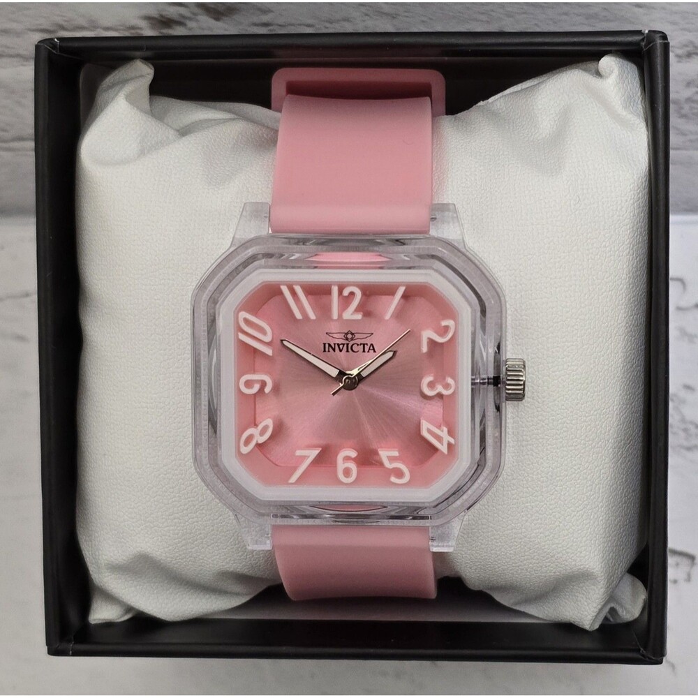 Women's Invicta Celestial Scalenon 39mm Watch Pink Dial Strap 70319 Band New